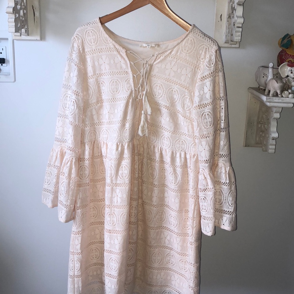 Lacy Fit and Flare Dress